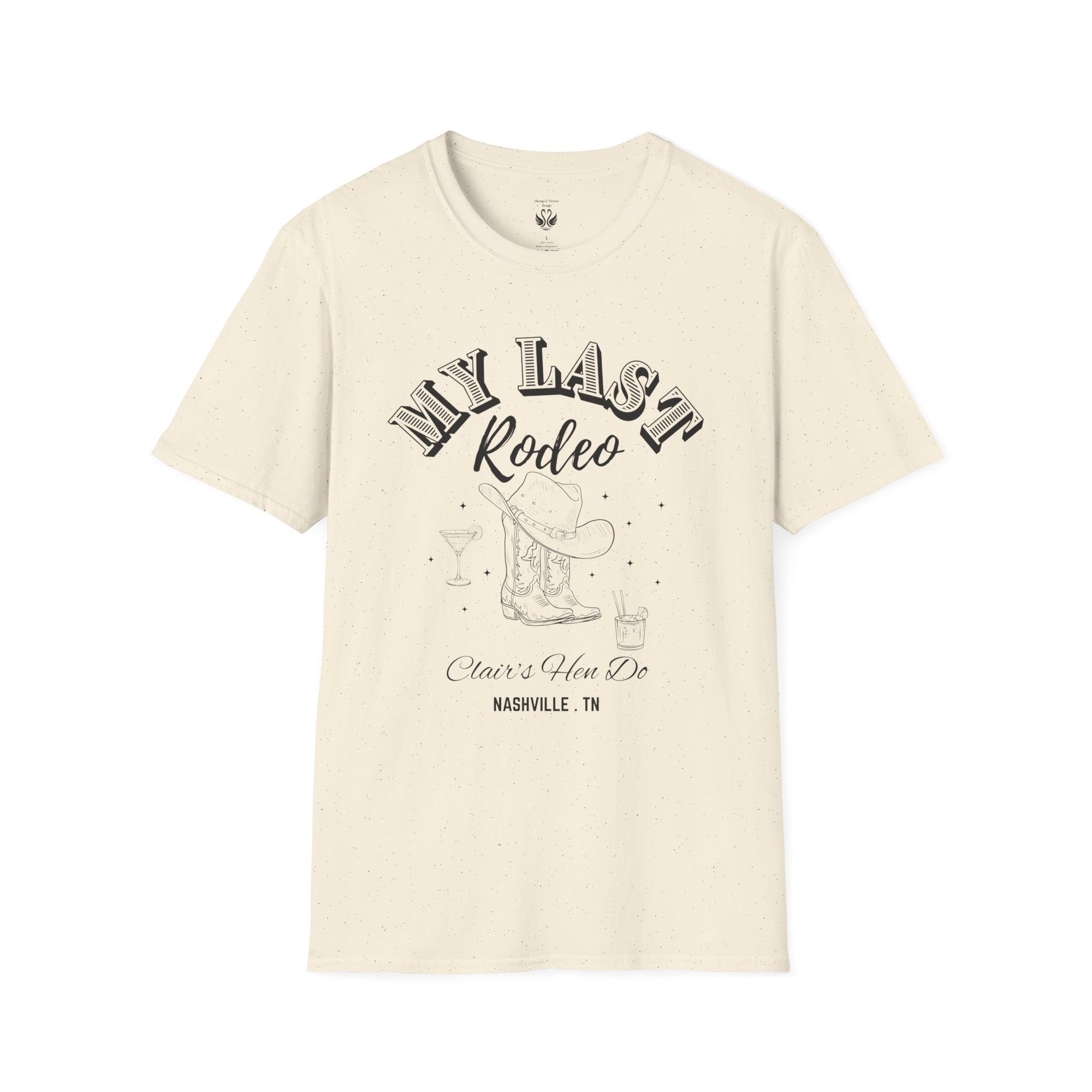 My Last Rodeo T-Shirt, Unisex Softstyle Tee, Cowboy Lover Gift, Western Apparel, Festival Outfit, Casual Wear, Rodeo Enthusiast
