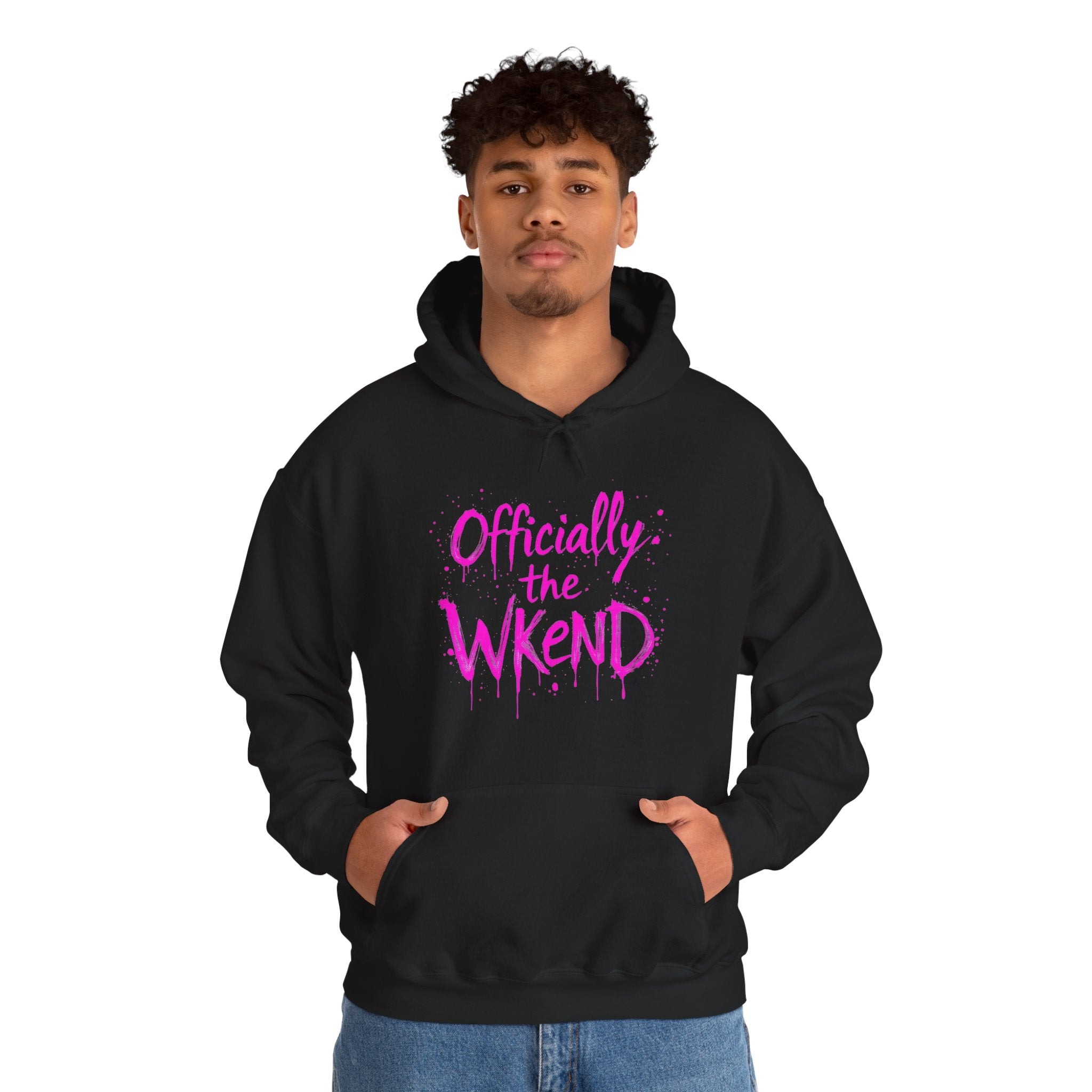 Officially the Wkend Hooded Sweatshirt, Unisex Weekend Sweatshirt, Cozy Hoodie for Relaxation, Ideal for Casual Outings, Perfect Gift [...]