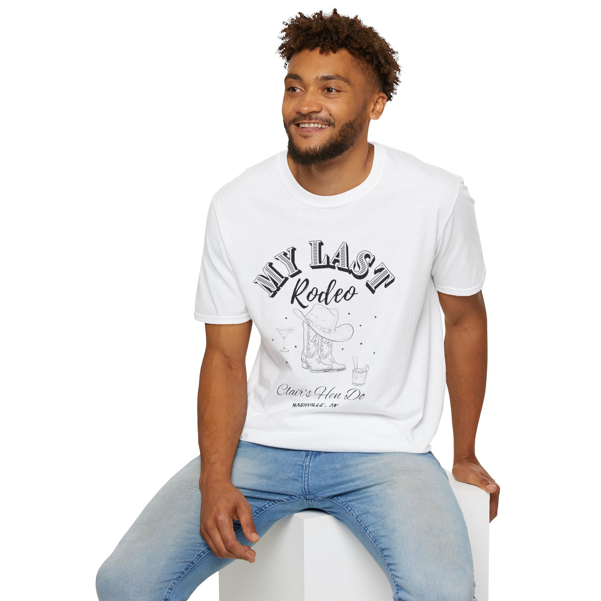 My Last Rodeo T-Shirt, Unisex Softstyle Tee, Cowboy Lover Gift, Western Apparel, Festival Outfit, Casual Wear, Rodeo Enthusiast