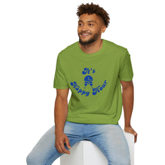 Unisex Happy Hour T-Shirt, Perfect for Parties, Casual Outings, Gifts, and Celebrations