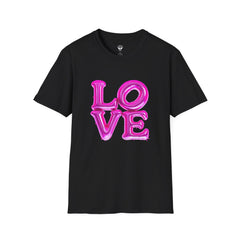 Love Balloon Graphic Unisex T-Shirt, Cute Couples Apparel, Valentine's Day Gift, Casual Wear, Trendy Gift Idea, Statement Tee