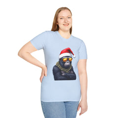 Cool Gorilla Santa T-Shirt | Funny Holiday Tee | Unisex Gift for Christmas, Party Wear, Family Gathering, Casual Style