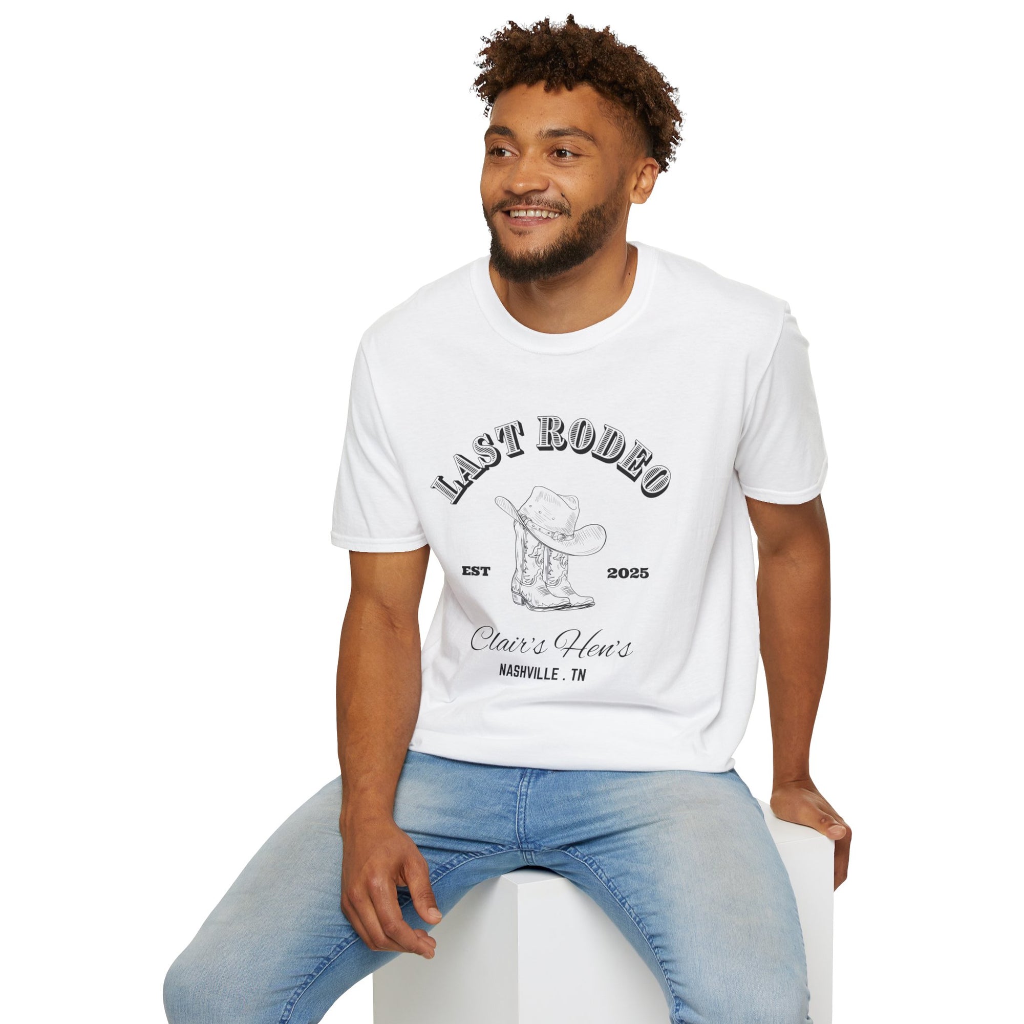 Last Rodeo Unisex Softstyle T-Shirt, Vintage Western Tee, Country Music Shirt, Nashville Souvenir, Festival Apparel