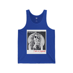 Legendary Vibe Unisex Jersey Tank - Casual Wear, Gift for Music Lovers, Summer Outfit, Statement Top, Festival Apparel