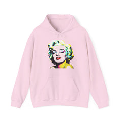 Colorful Marilyn Monroe Sweatshirt, Retro Hoodie, Pop Art Sweater, Unisex Lounge Wear, Gift for Art Lovers, Fashion Statement