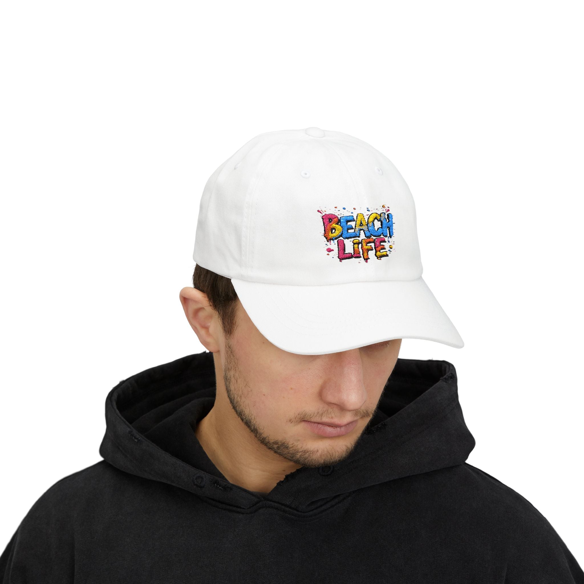 Beach Life Classic Dad Cap | Summer Hat, Casual Headwear, Gift for Beach Lovers, Outdoor Fashion, Fun Accessory