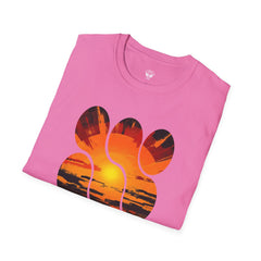 Sunset Inspired Unisex T-Shirt, Colorful Graphic Tee, Retro Summer Apparel, Gift for Friends, Casual Weekend Wear