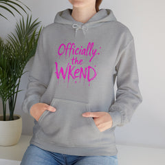 Officially the Wkend Hooded Sweatshirt, Unisex Weekend Sweatshirt, Cozy Hoodie for Relaxation, Ideal for Casual Outings, Perfect Gift [...]