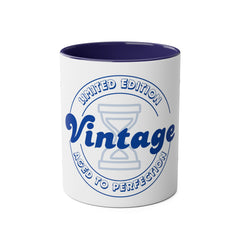 Vintage Limited Edition Two-Tone Coffee Mug - Aged to Perfection