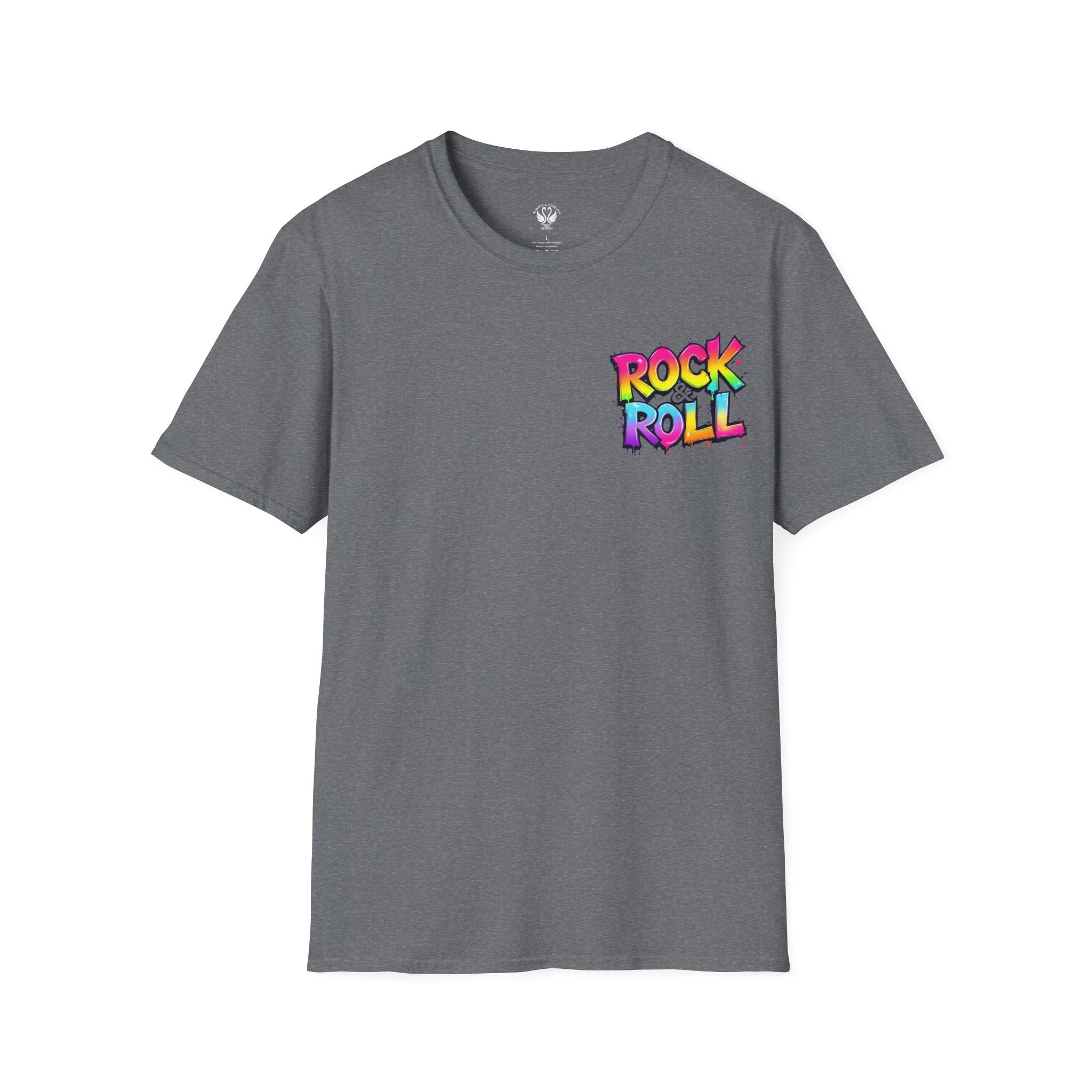 Colorful Rock & Roll Unisex T-Shirt, Vintage Music Tee, Festival Shirt, Gift for Music Lovers, Concert Apparel
