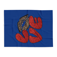 Cozy Love Blanket - Perfect Gift for Valentine's Day, Home Decor, Snuggling, Heartwarming Gift, Cute Accent Piece