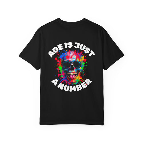 Age is just a Number Graphic T-Shirt, Unisex Vintage Tee, Perfect for Festivals, Beach Days, and Casual Wear, Gift for Sun Lovers