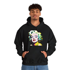 Colorful Marilyn Monroe Sweatshirt, Retro Hoodie, Pop Art Sweater, Unisex Lounge Wear, Gift for Art Lovers, Fashion Statement