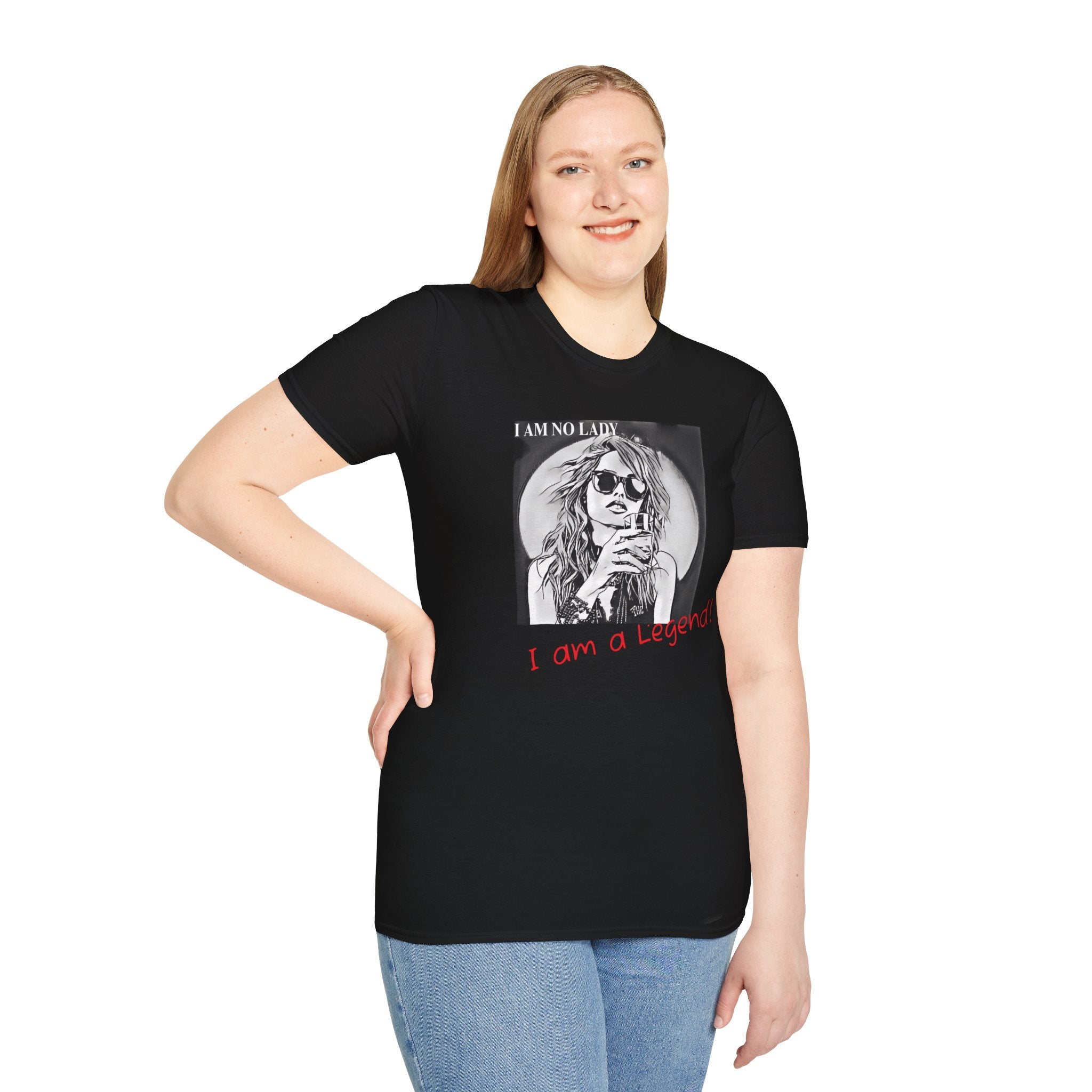Legendary Attitude T-Shirt, Casual Graphic Tee, Statement Shirt, Gift for Fans, Trendy Unisex Wear