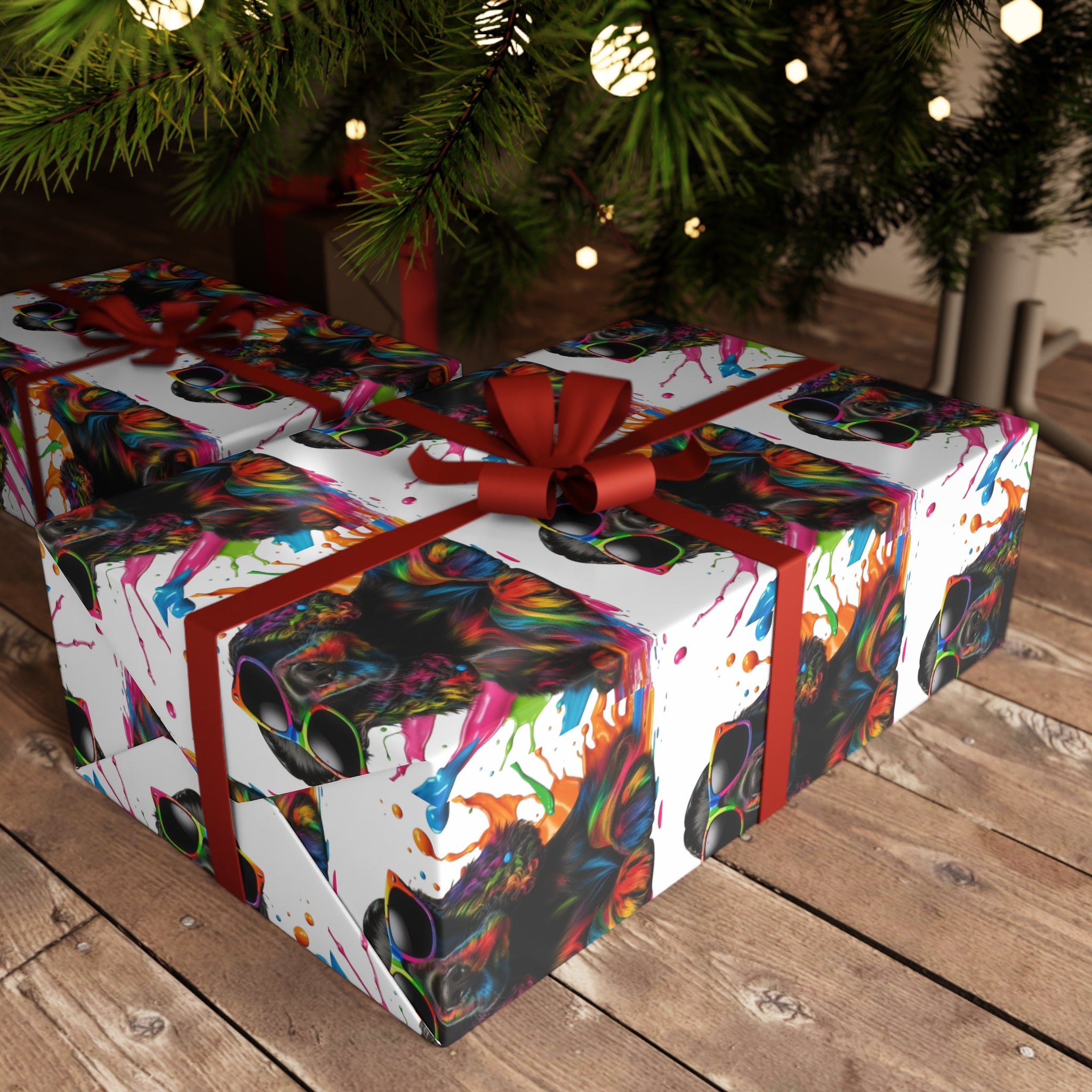 Colorful Art-Inspired Gift Wrapping Paper Sheets - Create Memorable Presents, Perfect for Birthdays, Holidays, Celebrations, Crafts, [...]