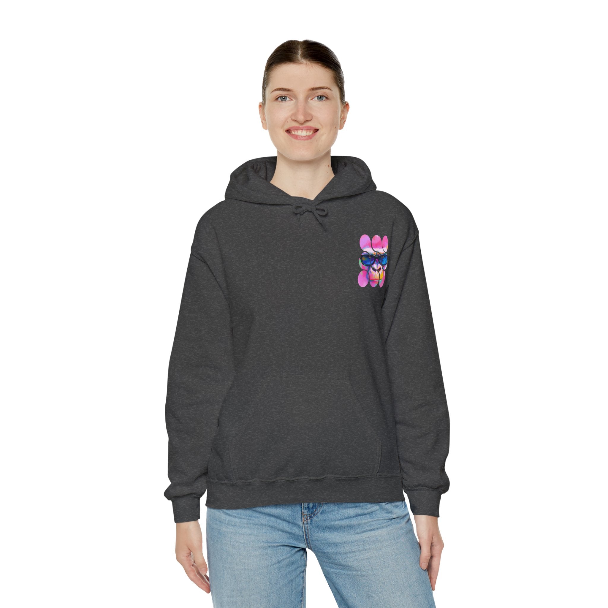 Vibrant Graphic Hoodie, Cool Streetwear Sweatshirt, Trendy Unisex Apparel, Fun Gift for Art Lovers, Casual Everyday Wear