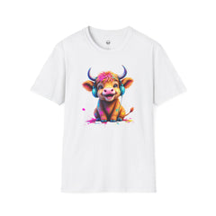 Cute Cow Graphic T-Shirt, Fun Animal Tee, Unisex Casual Wear, Gift for Cow Lovers, Trendy Summer Shirt