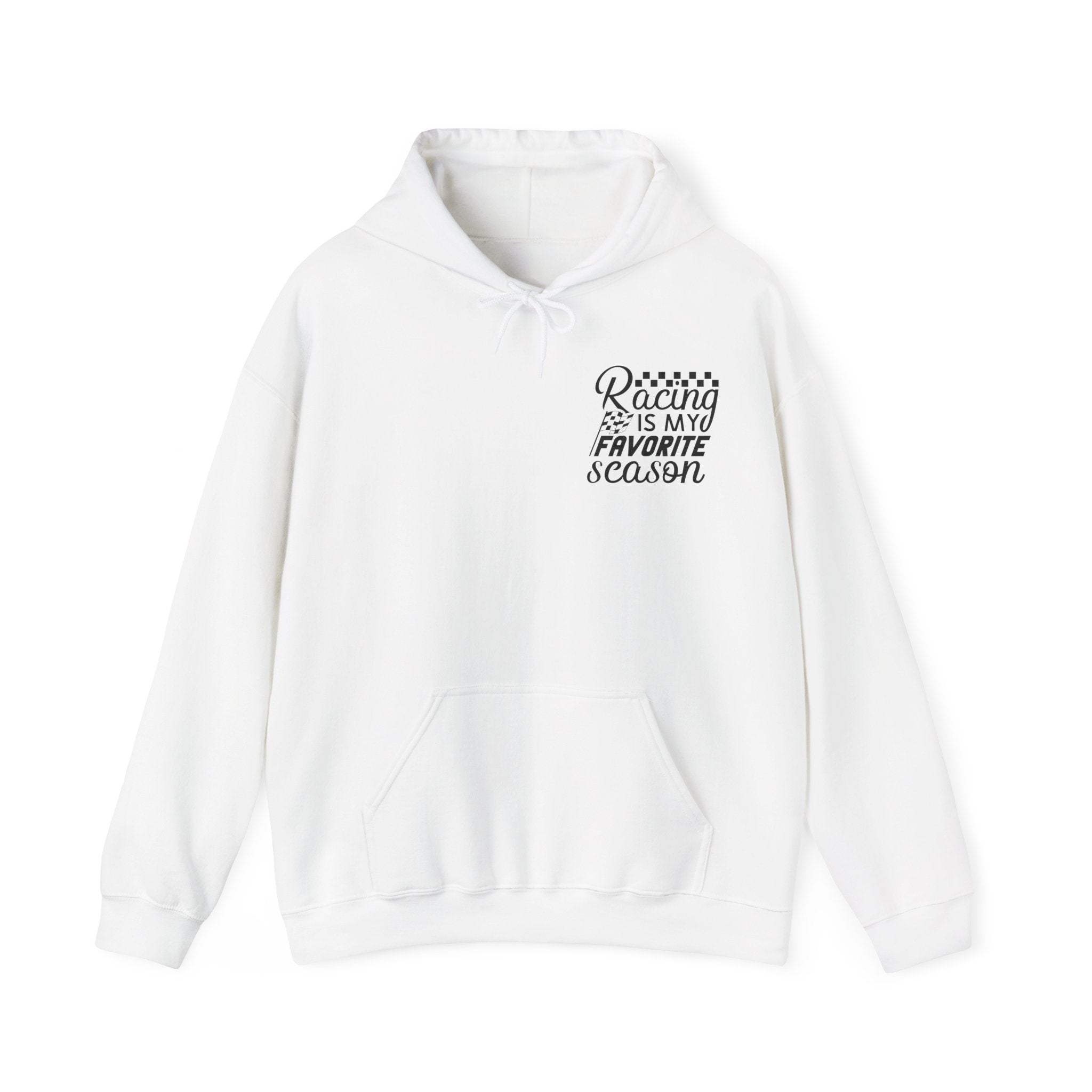 Racing-Themed Hooded Sweatshirt, Ideal for Race Fans, Comfortable, Casual Wear, Great Gift for Motorsports Enthusiasts, Unisex Design
