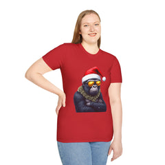Cool Gorilla Santa T-Shirt | Funny Holiday Tee | Unisex Gift for Christmas, Party Wear, Family Gathering, Casual Style