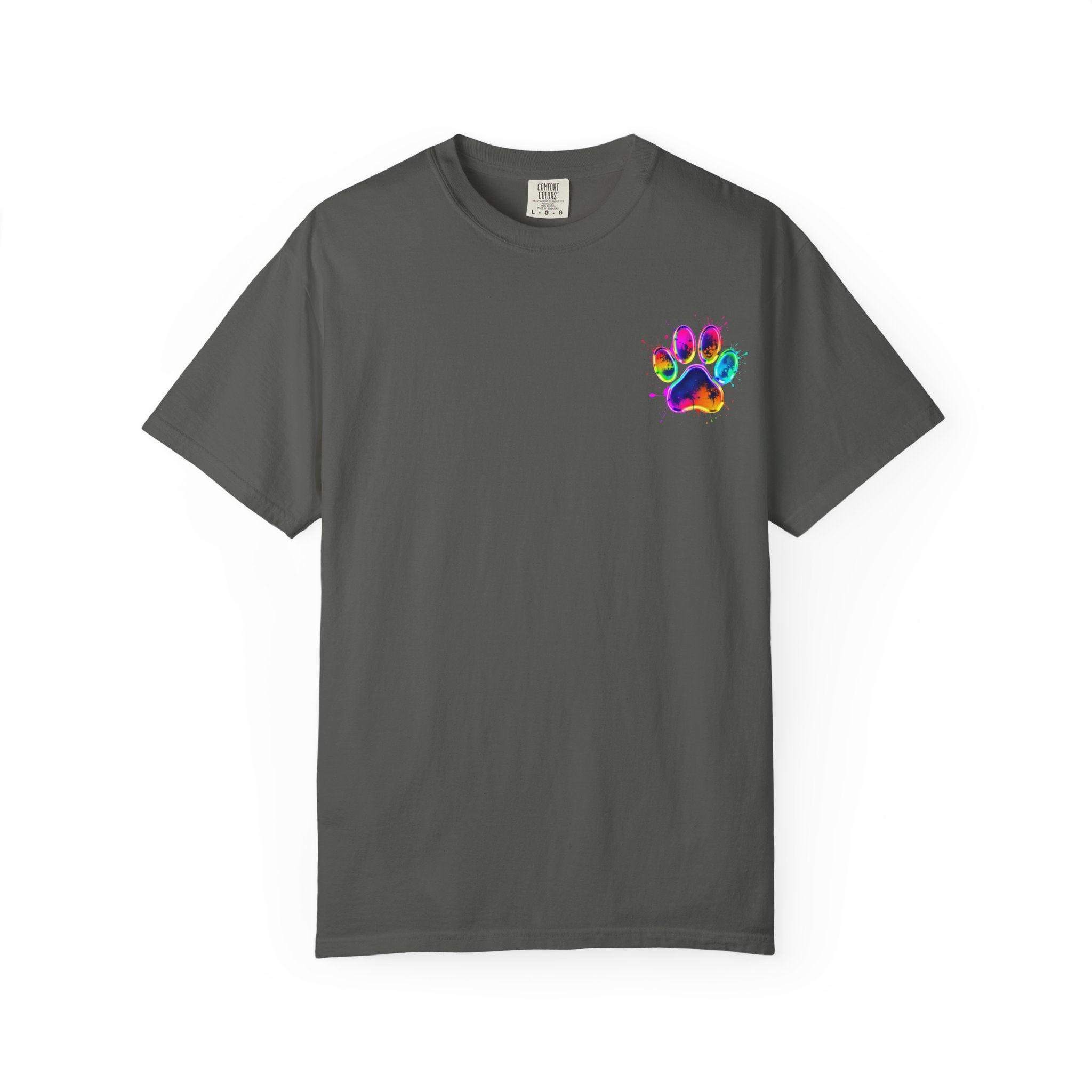 Paw print Graphic T-Shirt, Unisex Vintage Tee, Perfect for Festivals, Beach Days, and Casual Wear, Gift for Sun Lovers