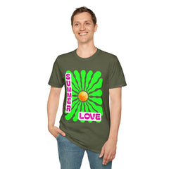 Retro Summer Love T-Shirt | Unisex, Colorful Graphic Tee, Perfect for Festivals, Beach Days, and Summer Celebrations