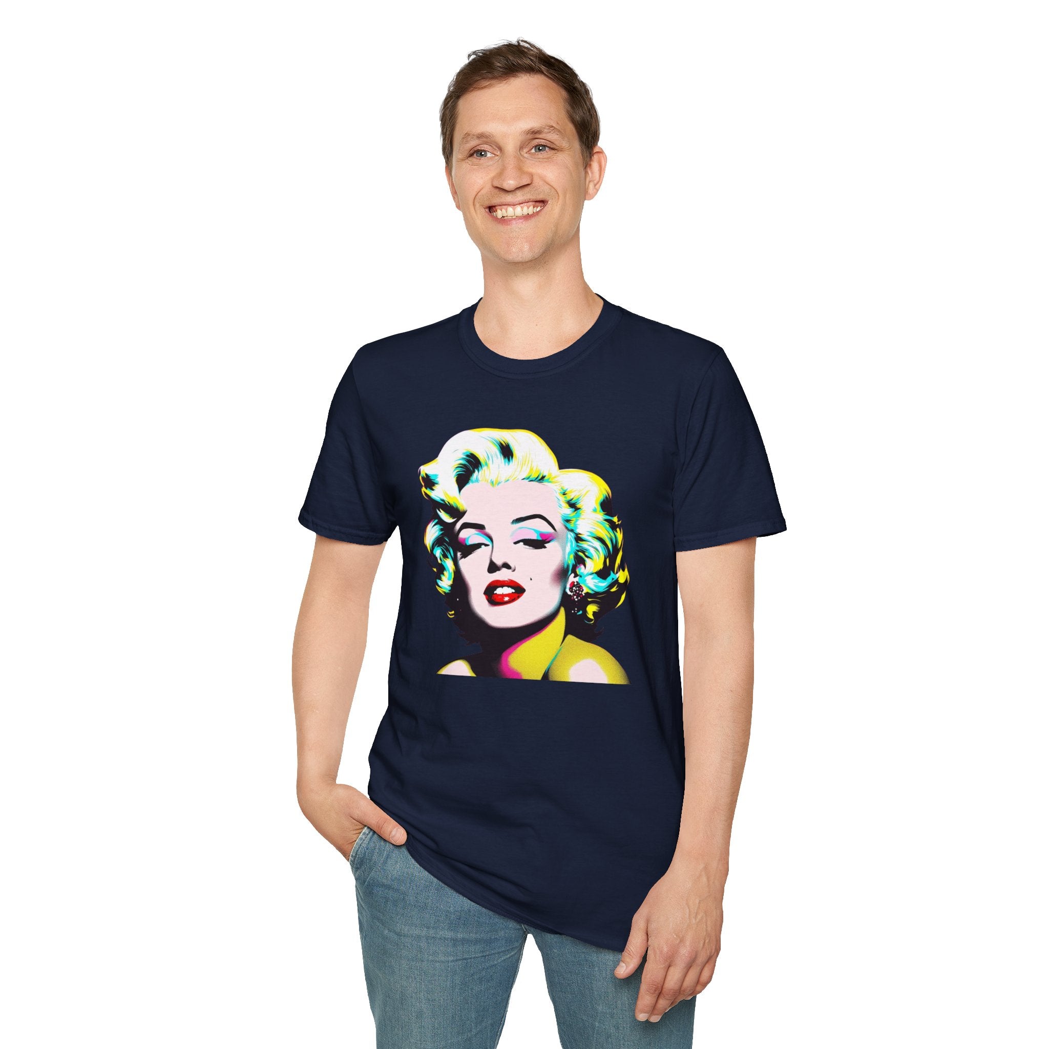 Pop Art Marilyn Monroe Unisex T-Shirt, Retro Tee, Vintage Style Shirt, Gift for Her, 90s Nostalgia Fashion