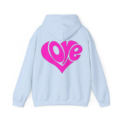 Cozy Love Heart Hoodie | Unisex Sweatshirt for Valentine's Day, Gift for Her, Celebrations, Casual Wear, Anniversary