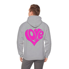 Cozy Love Heart Hoodie | Unisex Sweatshirt for Valentine's Day, Gift for Her, Celebrations, Casual Wear, Anniversary