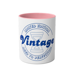 Vintage Limited Edition Two-Tone Coffee Mug - Aged to Perfection