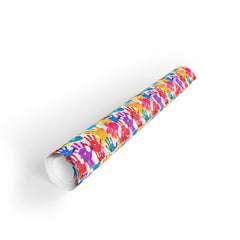 Colorful Handprint Gift Wrapping Paper Roll - Perfect for Kids' Parties & Celebrations