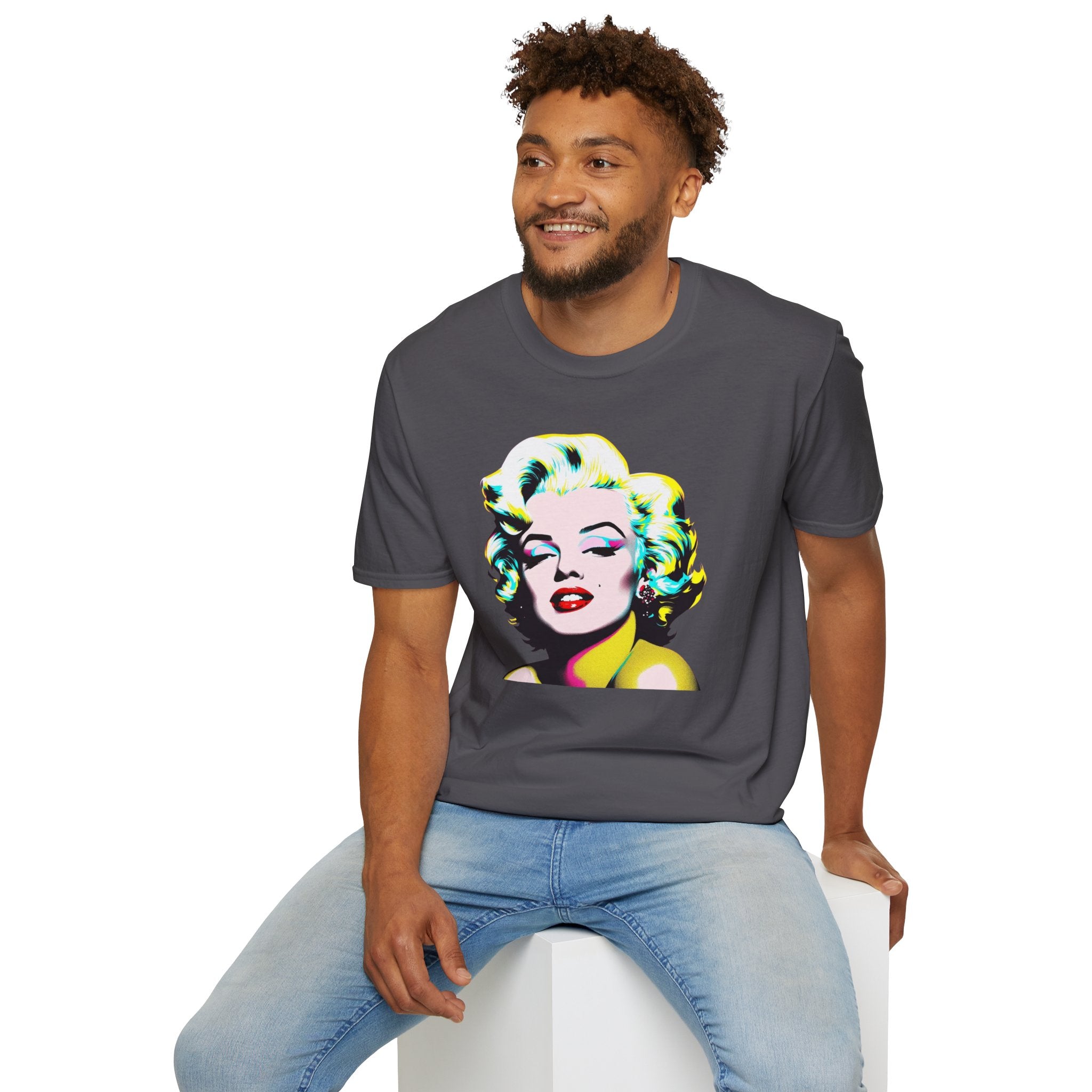 Pop Art Marilyn Monroe Unisex T-Shirt, Retro Tee, Vintage Style Shirt, Gift for Her, 90s Nostalgia Fashion