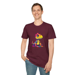Cute Dinosaur T-Shirt, Fun Graphic Tee, Kids Birthday Gift, Dino Lover Apparel, Unisex Casual Wear