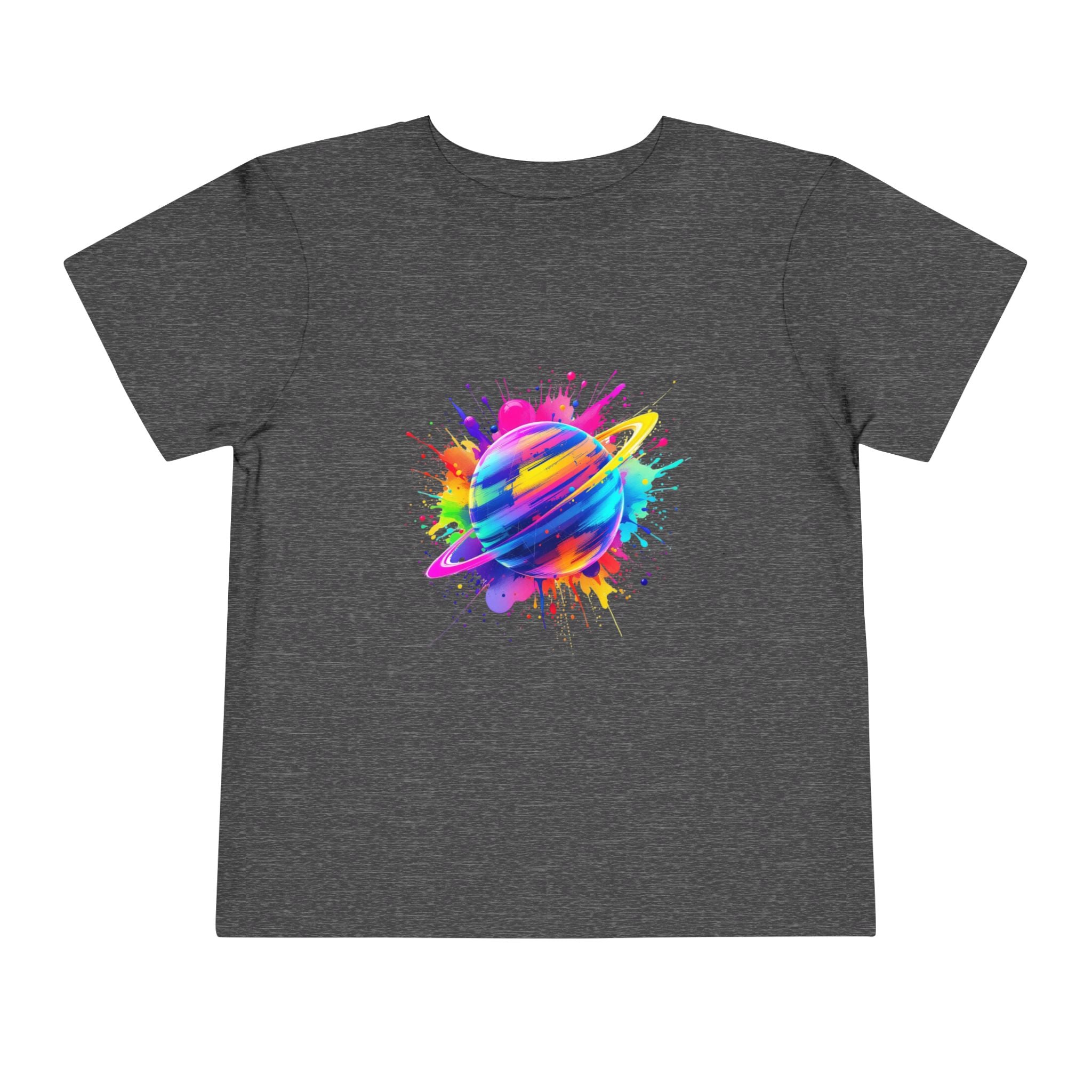 Colorful Planet Toddler Short Sleeve Tee - Fun & Playful Kids Shirt