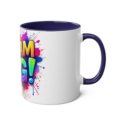 Dream Big Two-Tone Coffee Mug - 11oz Motivational Drinkware