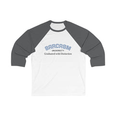 Funny Baseball Tee for Graduates, Fun Unisex Shirt, Sarcasm University Gift, Graduation Party Tee, Casual Wear, Funny Apparel
