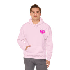 Cozy Love Heart Hoodie | Unisex Sweatshirt for Valentine's Day, Gift for Her, Celebrations, Casual Wear, Anniversary