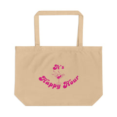 Happy Hour Eco Tote Bag - Large Sustainable Shopping Bag