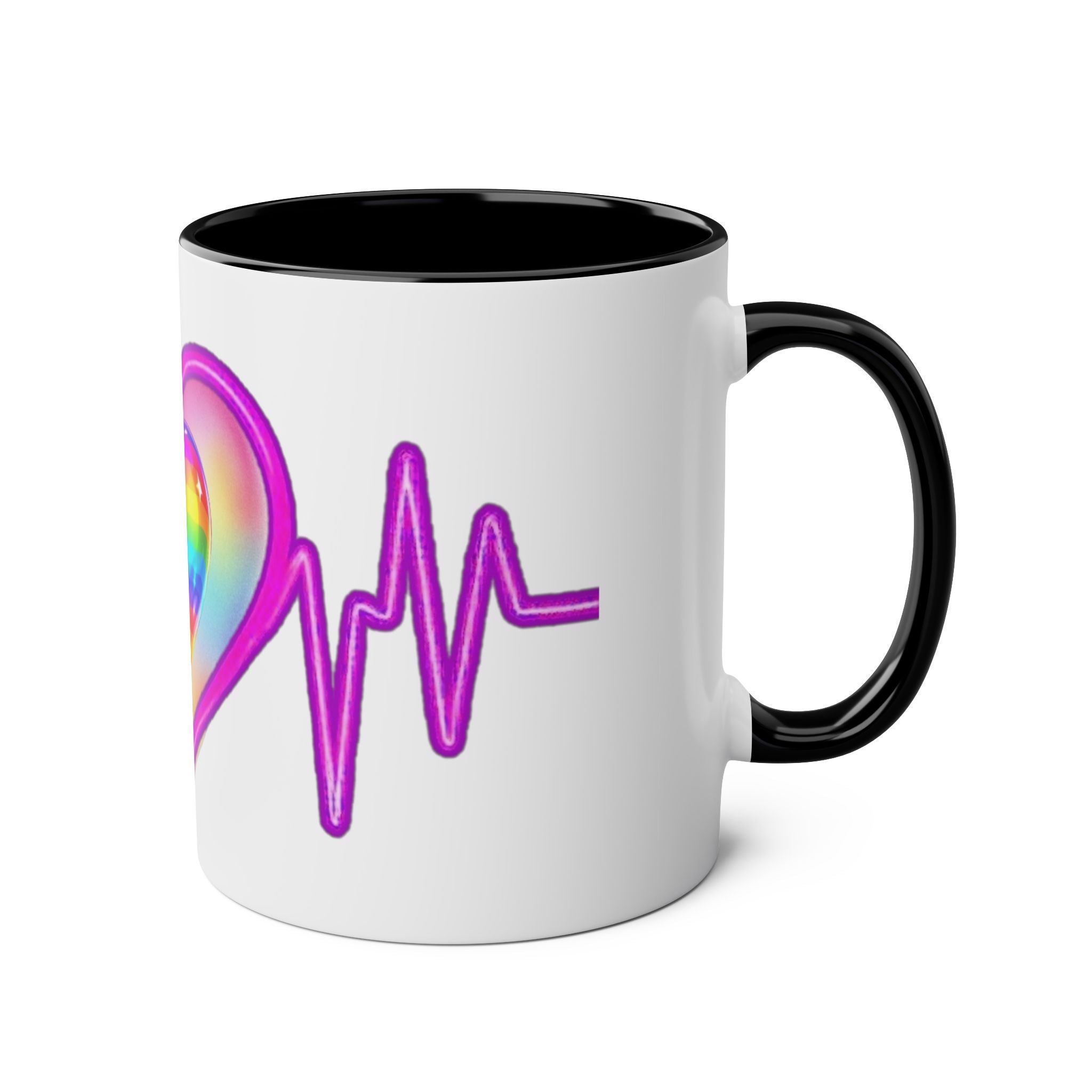 Vibrant Heartbeat Coffee Mug, Rainbow Heart Mug, Colorful Gift for LGBTQ+ Pride, Cute Coffee Cup for Heartfelt Moments, Artistic Mug [...]
