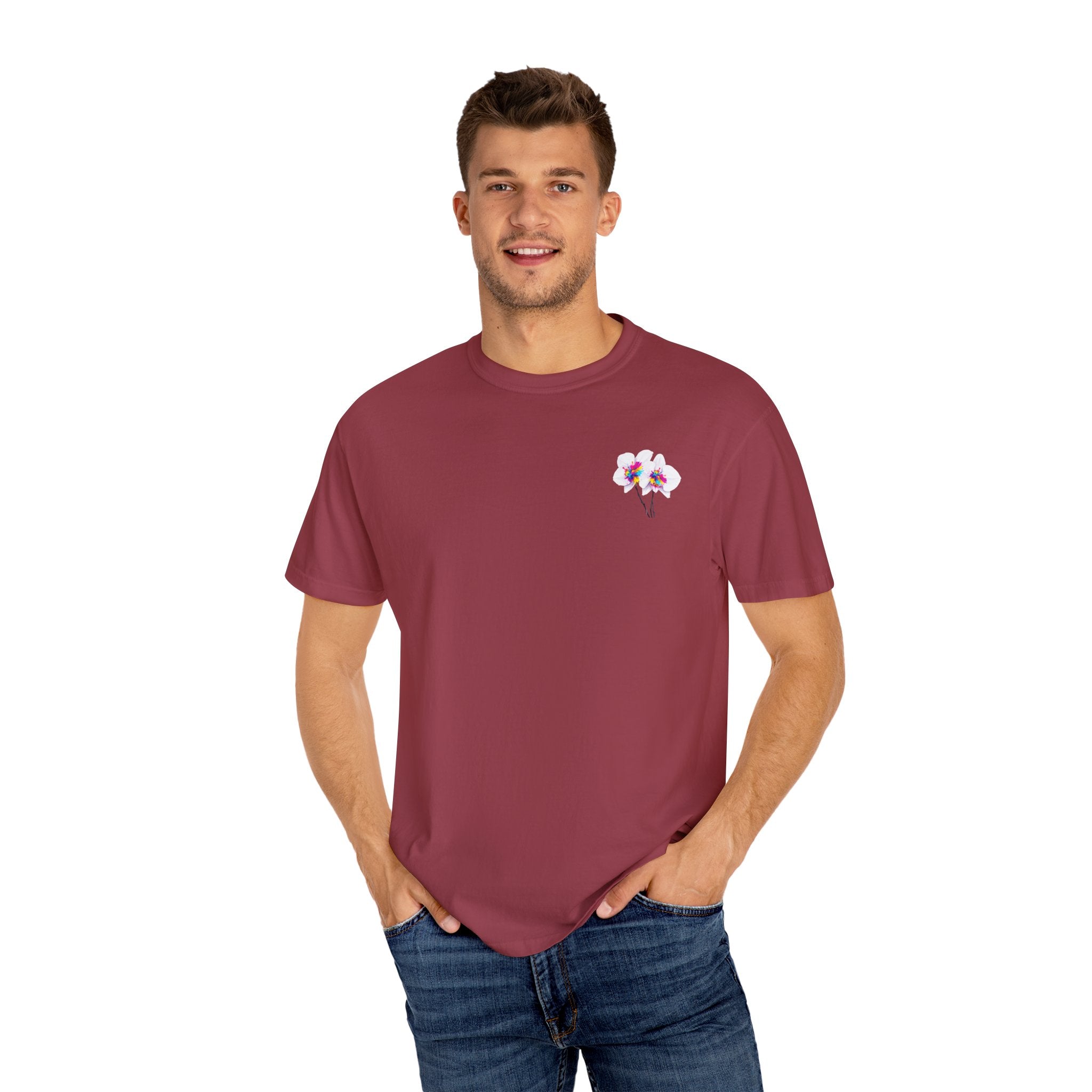 Flower  Unisex Party T-Shirt - Bright & Fun Graphic Tee for Celebrations, Summer Events, Festivals, Birthdays, Casual Wear