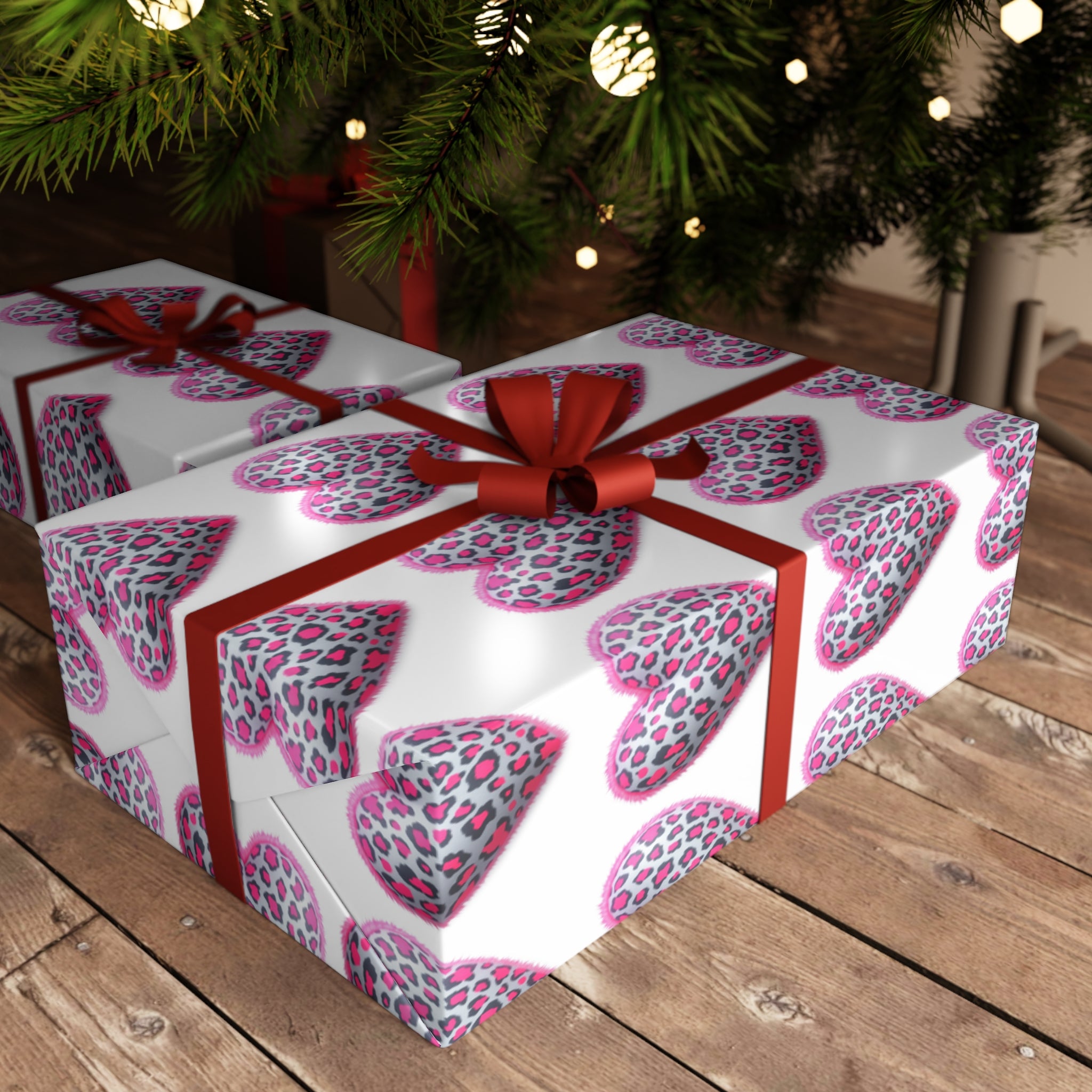 Heart Pattern Gift Wrapping Paper Sheets - Perfect for Valentine's Day, Birthdays, Anniversaries, Celebrations, and Special Occasions