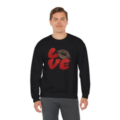 Love Graphic Sweatshirt, Cozy Crewneck for Couples, Valentine's Day Gift, Trendy Casual Wear, Fashionable Lounge Top