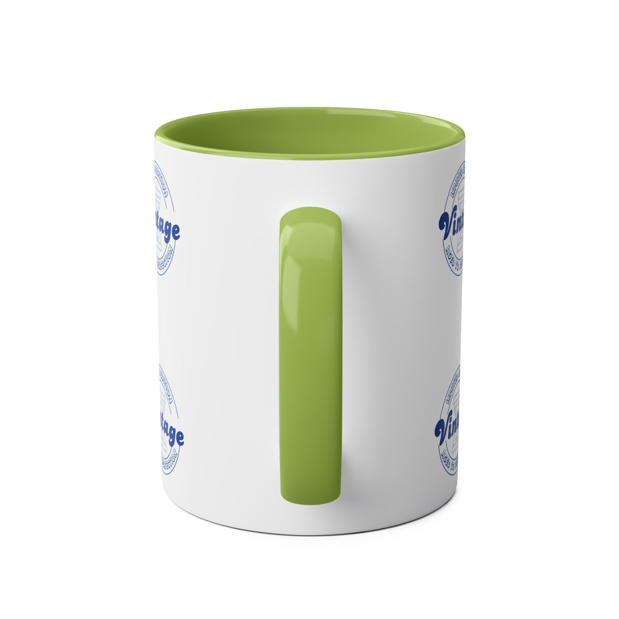 Vintage Limited Edition Two-Tone Coffee Mug - Aged to Perfection