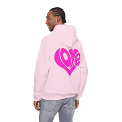 Cozy Love Heart Hoodie | Unisex Sweatshirt for Valentine's Day, Gift for Her, Celebrations, Casual Wear, Anniversary