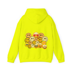 Smiley Faces Hooded Sweatshirt, Cozy Unisex Sweatshirt with Emoji Design, Casual Style, Gift for Friends, Fun Fashion, Perfect for [...]