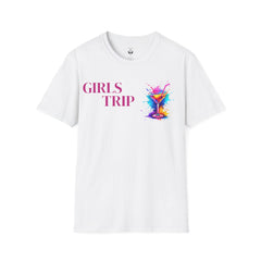 Girls Trip Unisex T-Shirt, Softstyle Tee for Friends, Vacation Apparel, Travel Gear, Girls Night Out, Fun Gifts