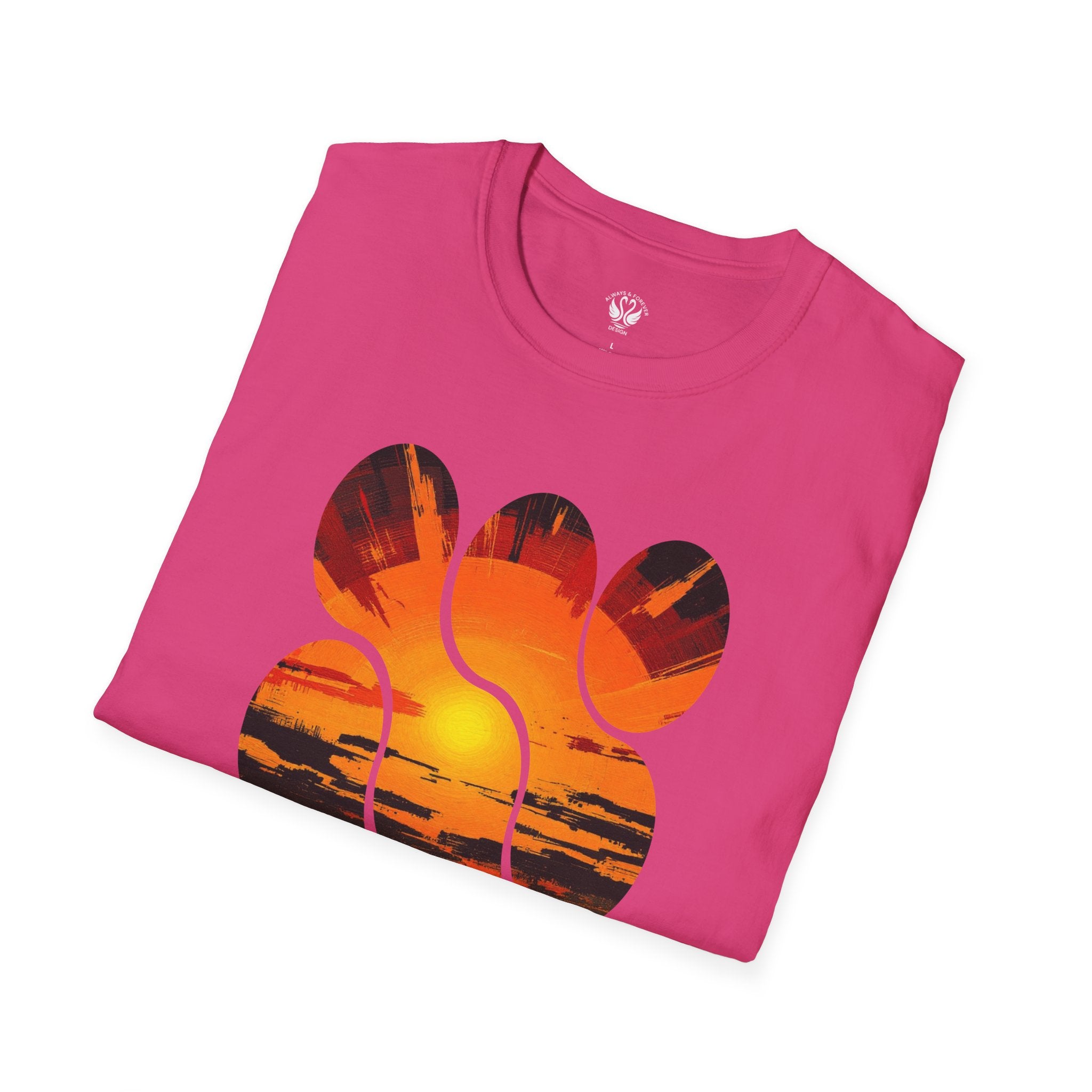 Sunset Inspired Unisex T-Shirt, Colorful Graphic Tee, Retro Summer Apparel, Gift for Friends, Casual Weekend Wear