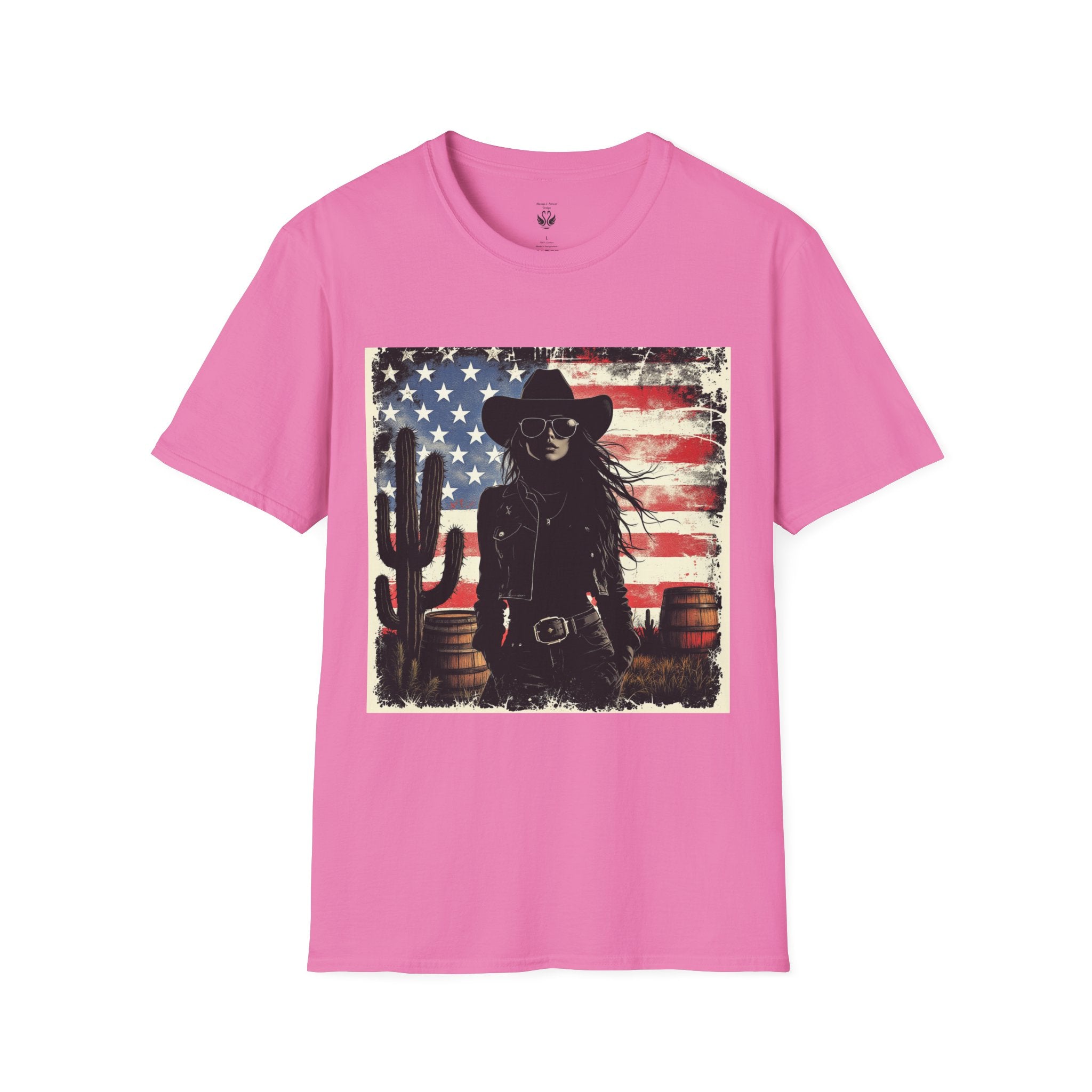 Stylish Western Graphic Tee, Cowboy T-Shirt, Americana Apparel, Unisex Casual Shirt, Summer Wardrobe Essential, Gift For Western Lovers