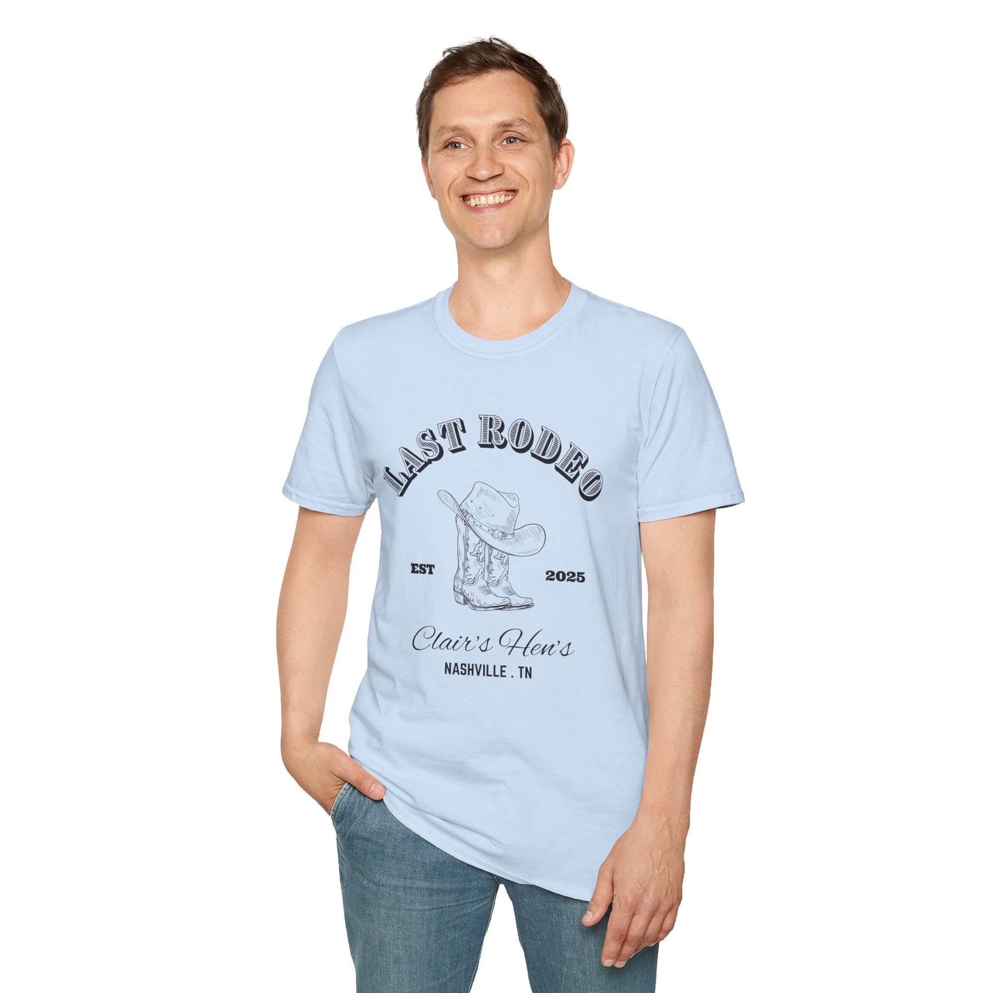 Last Rodeo Unisex Softstyle T-Shirt, Vintage Western Tee, Country Music Shirt, Nashville Souvenir, Festival Apparel