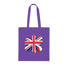 Union Jack Cotton Tote Bag, British Flag Tote, Eco-Friendly Shopping Bag, Travel and Everyday Use Bag, Gift for Patriots