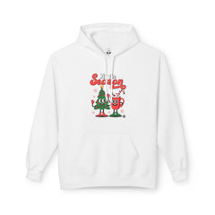 Festive Hooded Sweatshirt, Christmas Gift, Holiday Apparel, Winter Wardrobe, Cozy Sweatshirt, Cute Hoodie, Seasonal Outfit